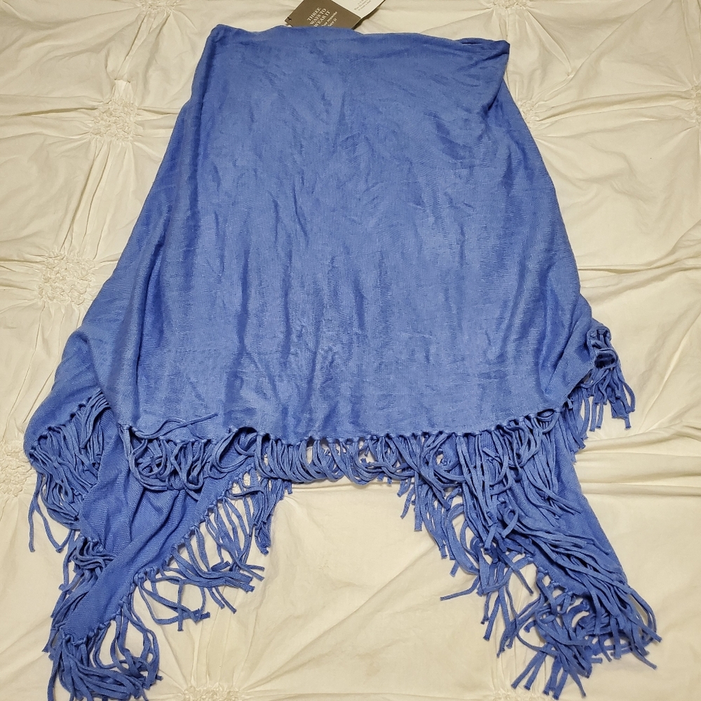 NWT Blue Pancho from Chicos